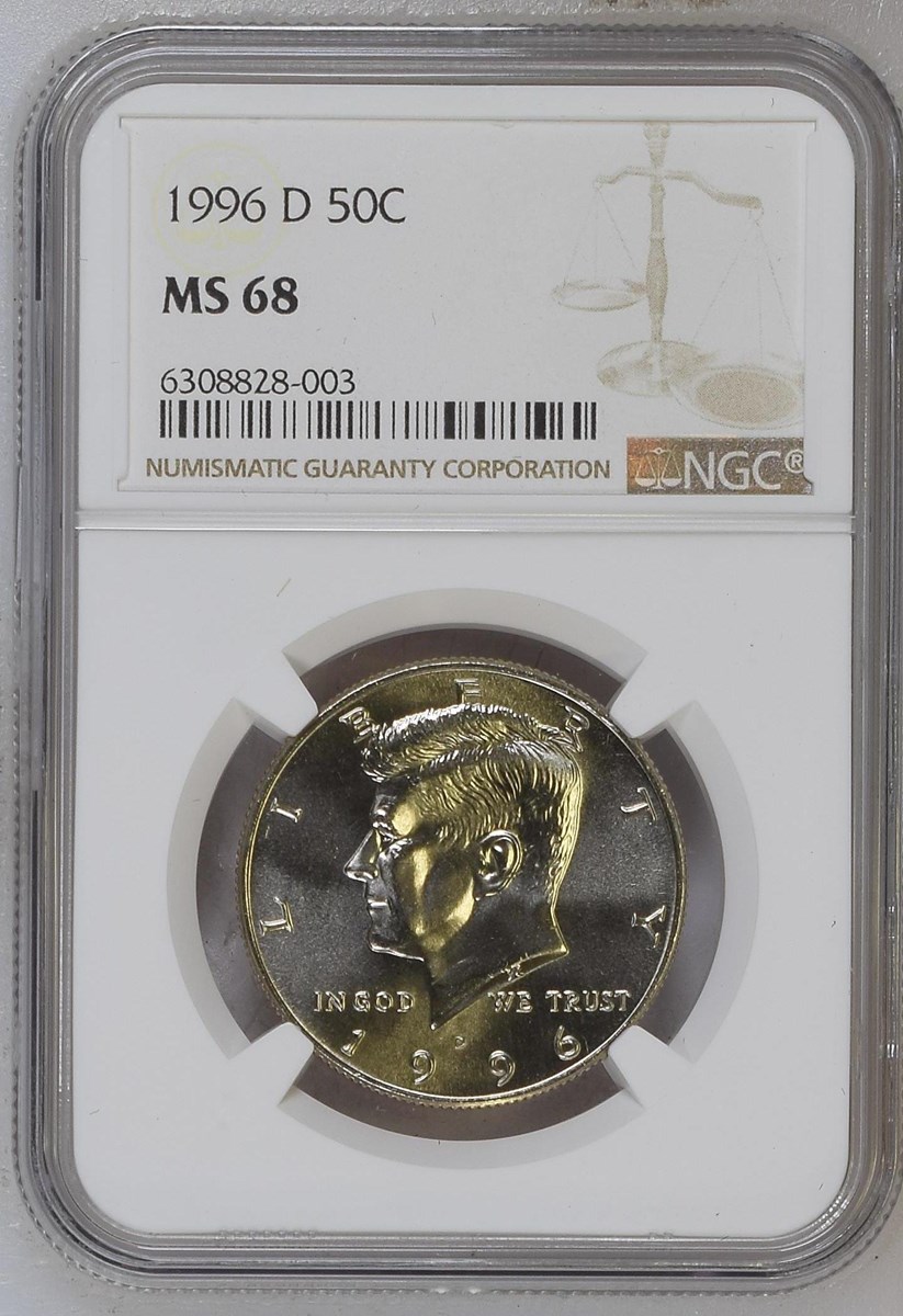 外国　アメリカ1D 50C白銅貨　55枚一括ロット 1996 D 50C MS | Coin Explorer | NGC