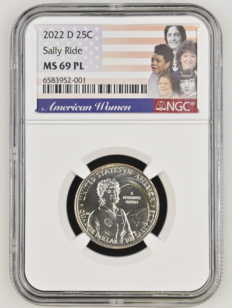 2022 D Sally Ride 25C MS | Coin Explorer | NGC