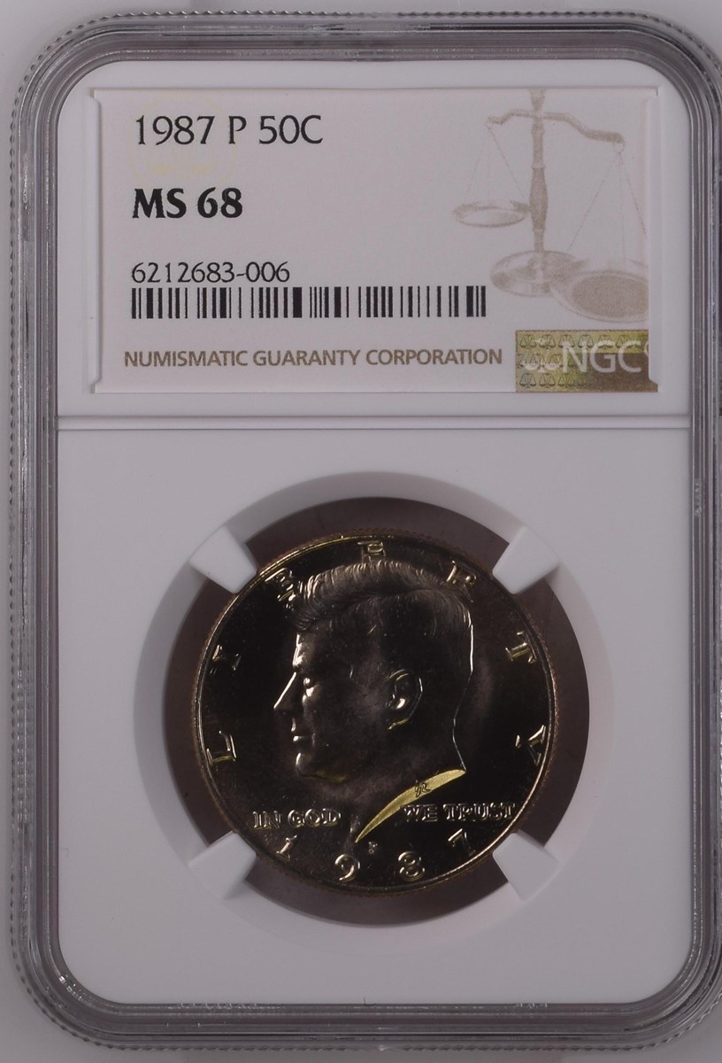 1987 P 50C MS | Coin Explorer | NGC