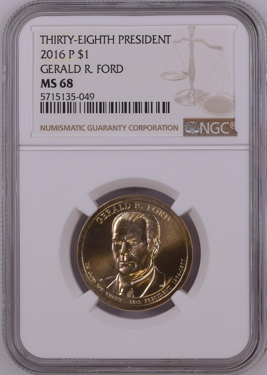 2016 P GERALD R. FORD $1 MS | Coin Explorer | NGC