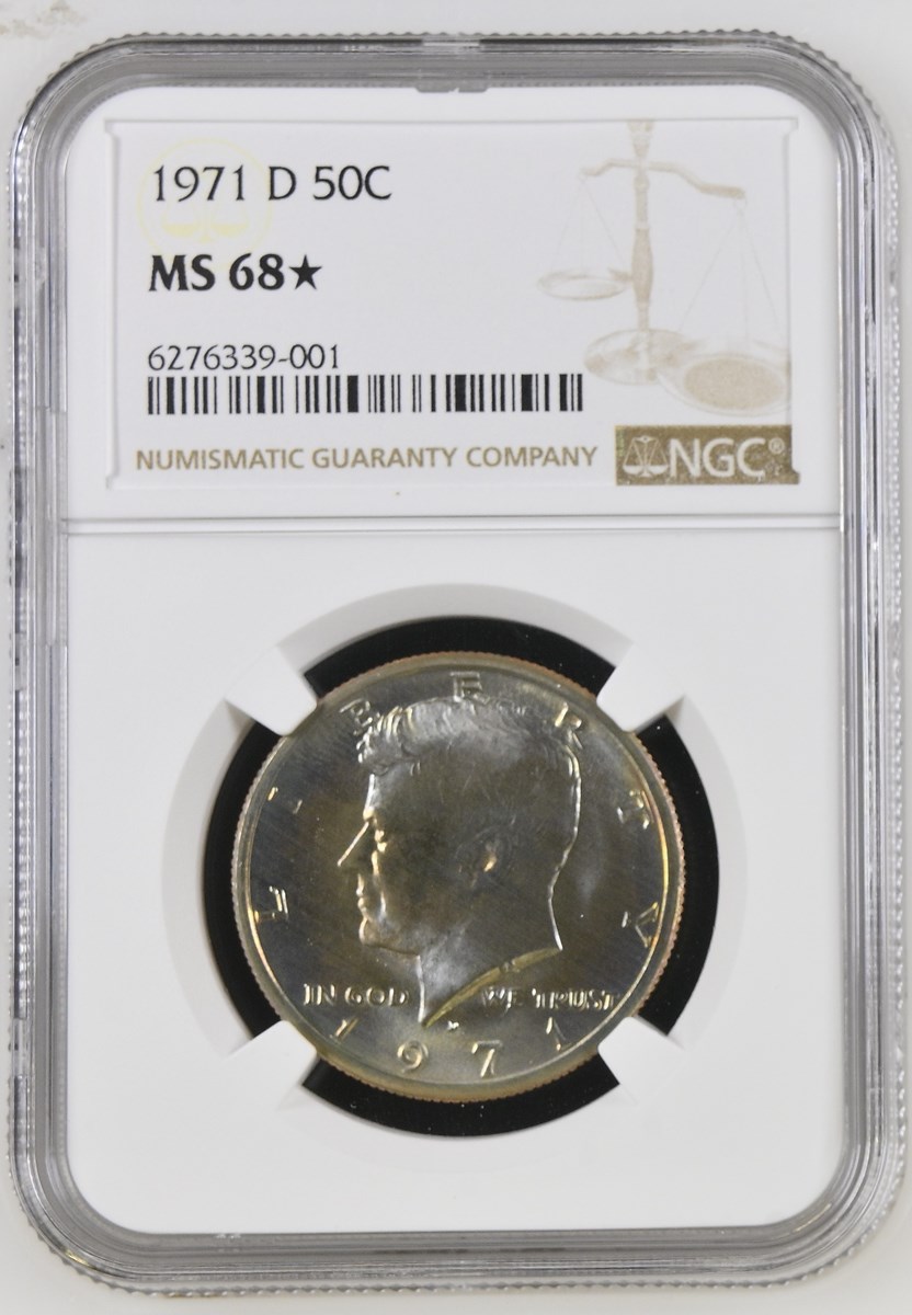 1971 D 50C MS | Coin Explorer | NGC