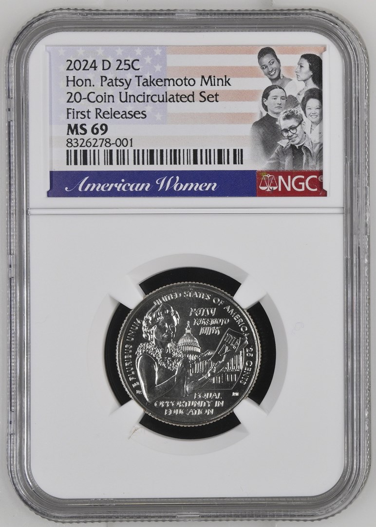 2024 D Hon. Patsy Takemoto Mink 25C MS | Coin Explorer | NGC