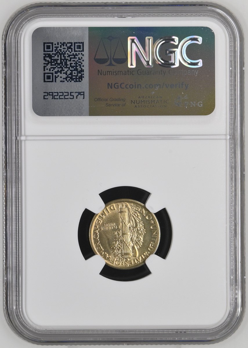 1918 S 10C MS | Coin Explorer | NGC