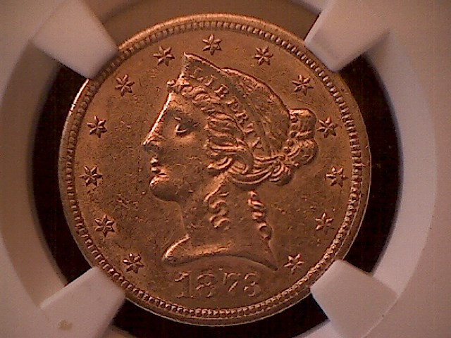 1873 S $5 MS | Coin Explorer | NGC