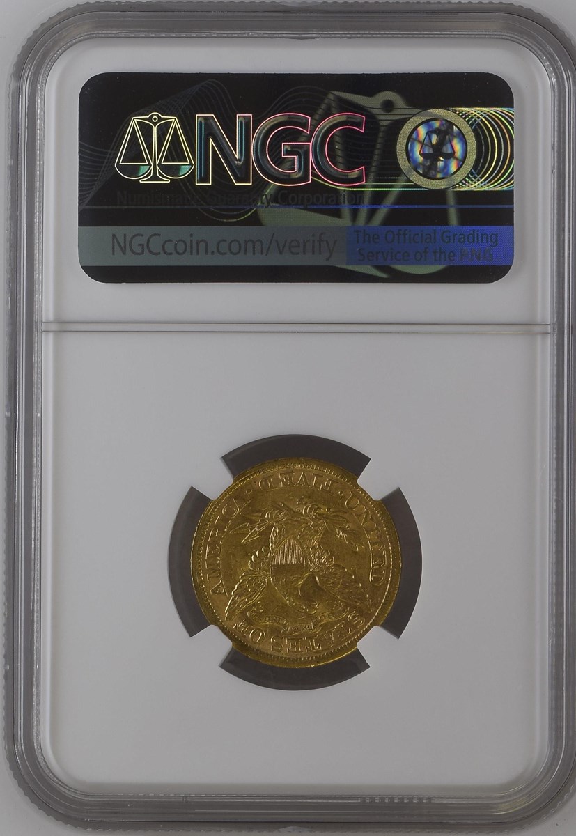 1868 S $5 MS | Coin Explorer | NGC
