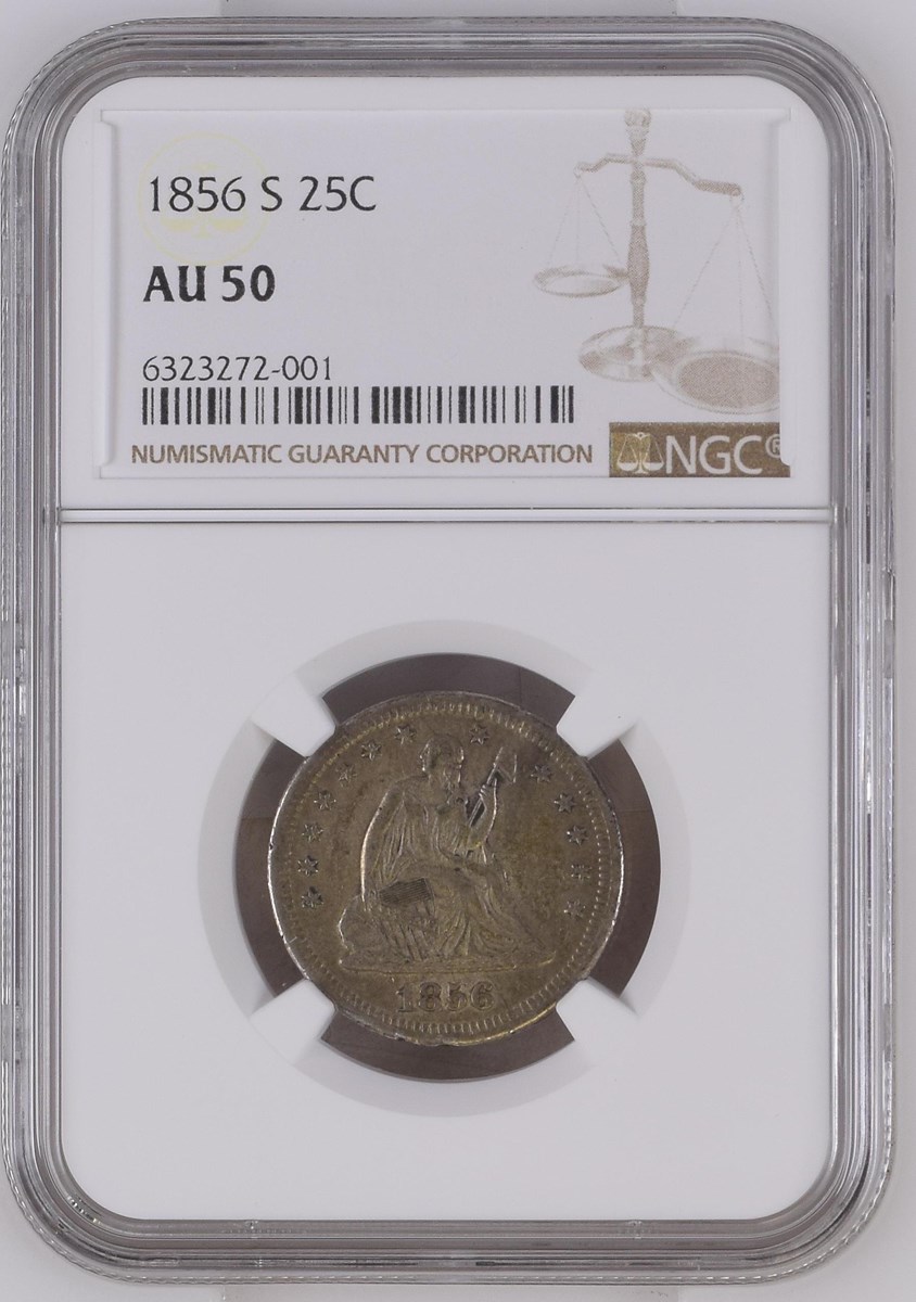 1856 S 25C MS | Coin Explorer | NGC