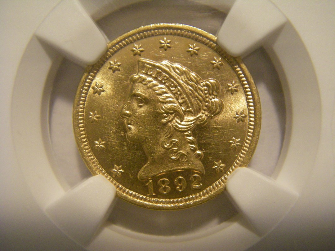 1892 $2.5 MS | Coin Explorer | NGC