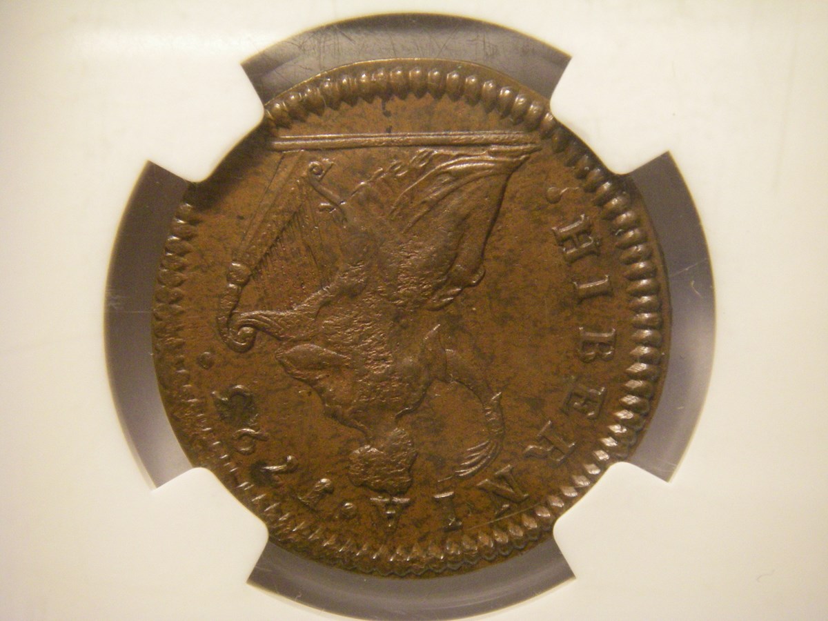 1723 HIBERNIA S-6601 1/2P MS | Coin Explorer | NGC