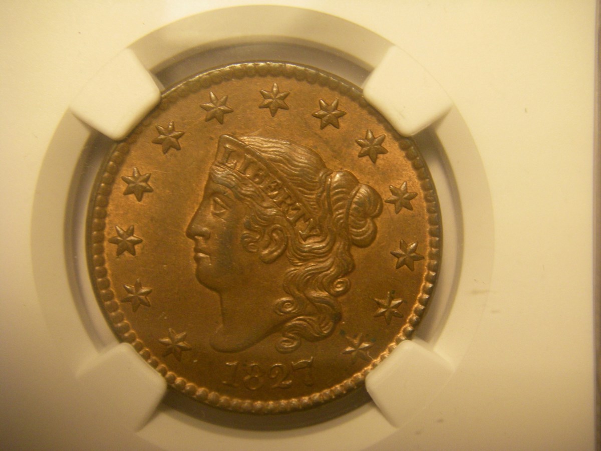 1827 1C MS | Coin Explorer | NGC