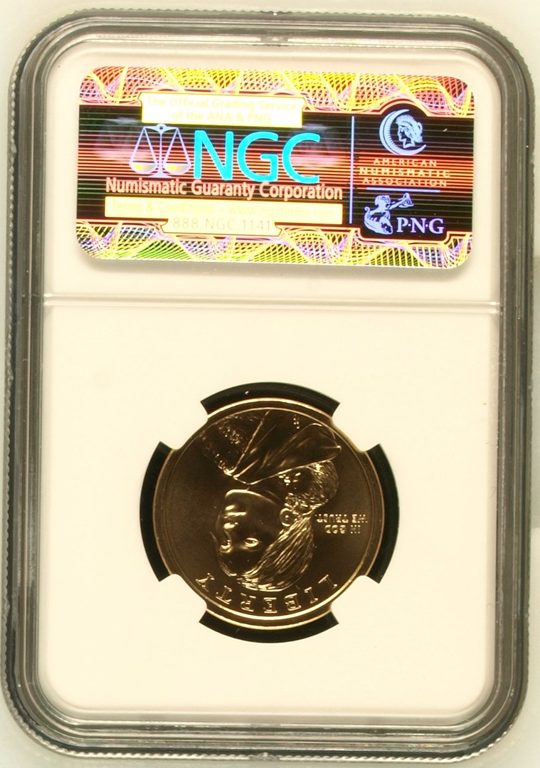 2009 D SMS SACAGAWEA AGRICULTURE $1 MS | Coin Explorer | NGC