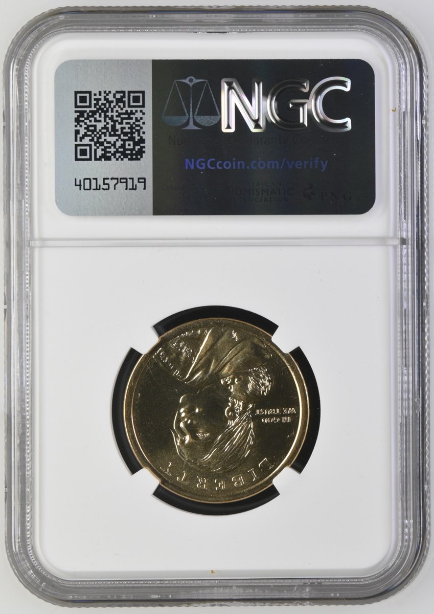 2022 D Sacagawea Ely S. Parker $1 MS | Coin Explorer | NGC