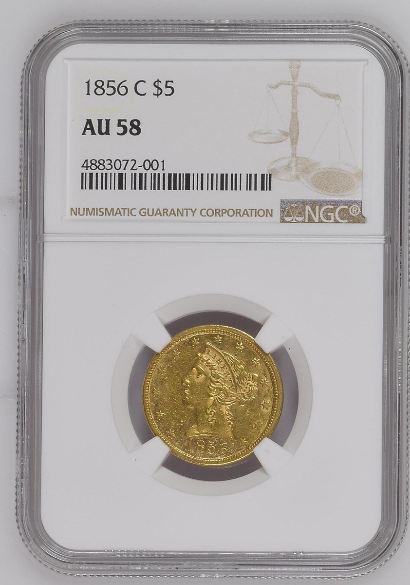 1856 C $5 MS | Coin Explorer | NGC