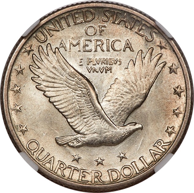 1918/7 S 25C MS | Coin Explorer | NGC