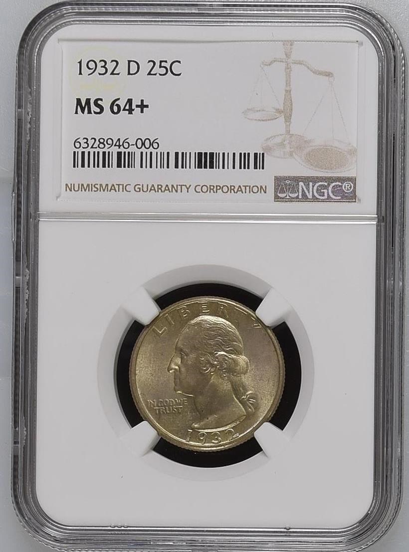 1932 D 25C MS | Coin Explorer | NGC
