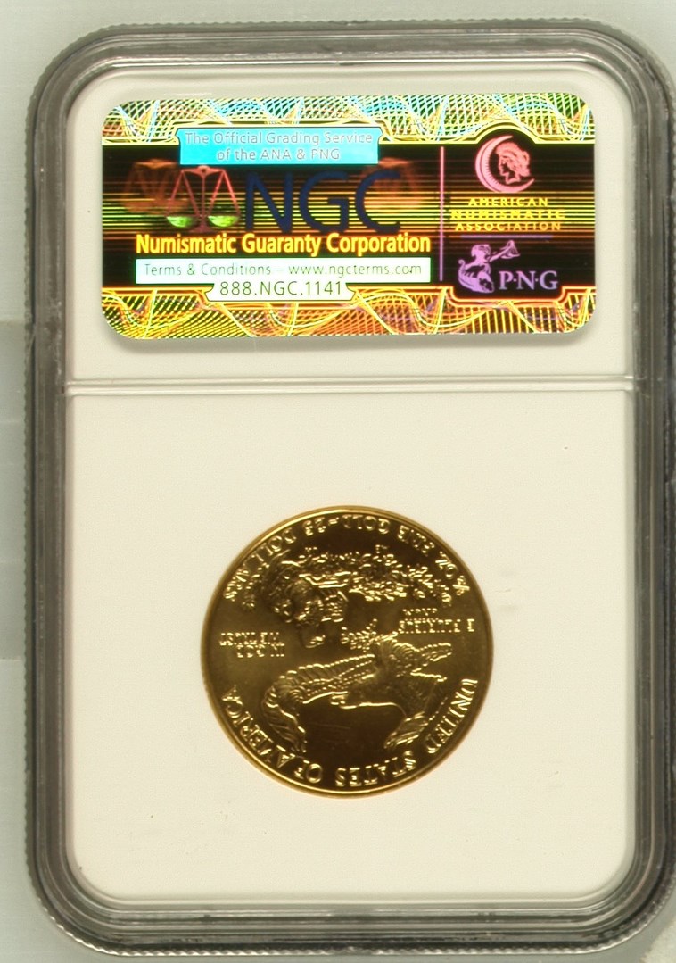 1991 EAGLE G$25 MS | Coin Explorer | NGC