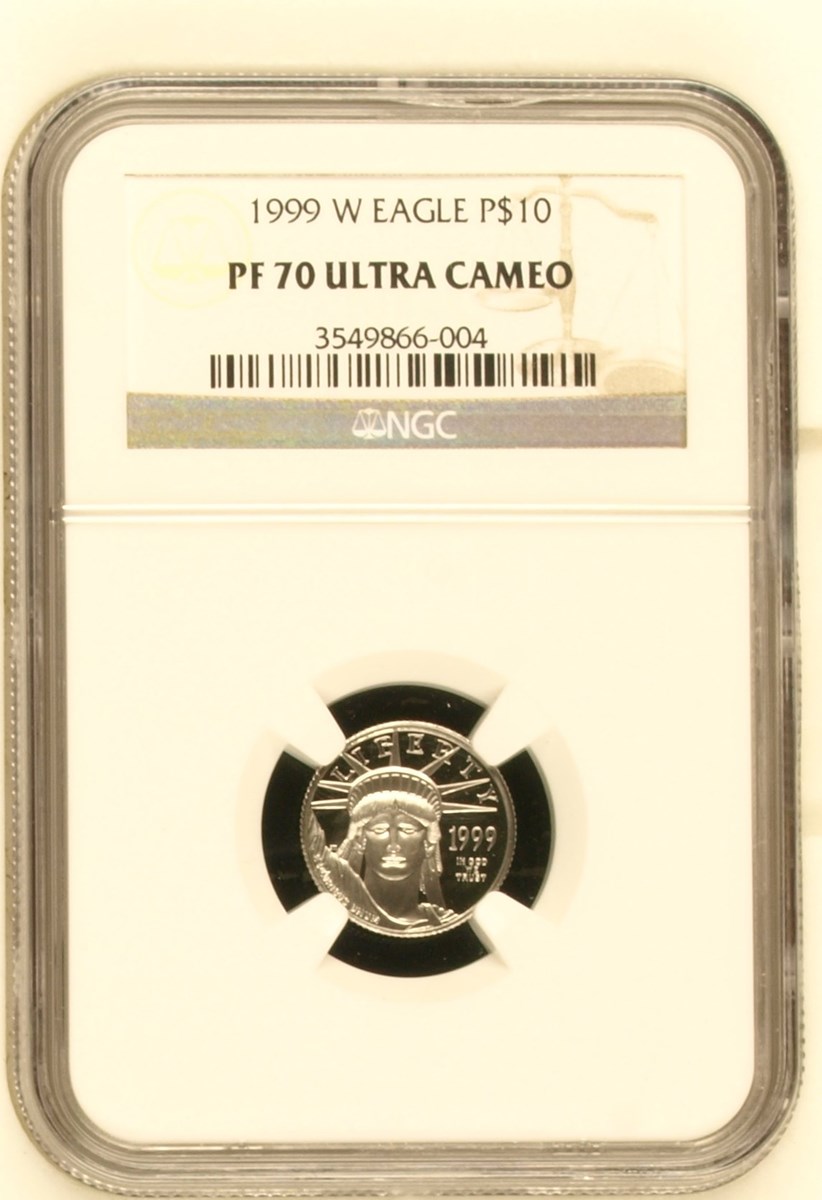 1999 W EAGLE P$10 PF | Coin Explorer | NGC