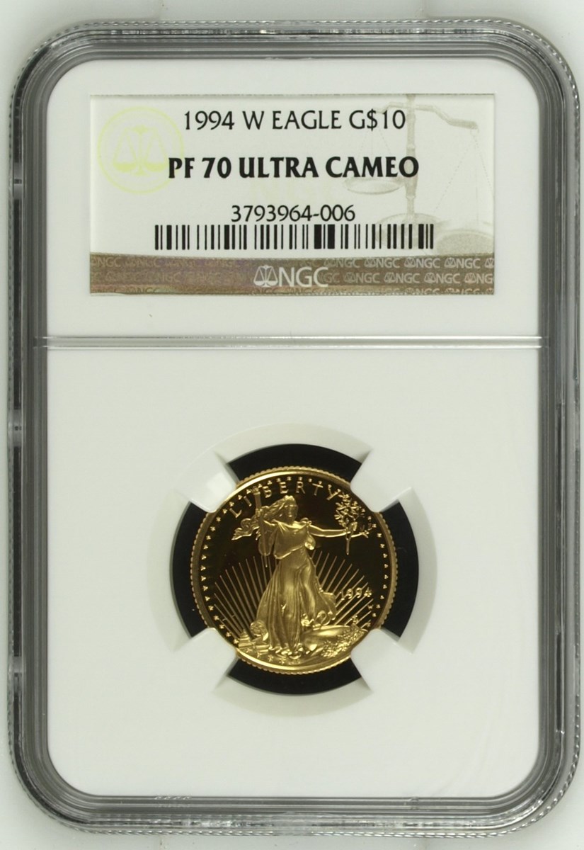 1994 W EAGLE G$10 PF | Coin Explorer | NGC