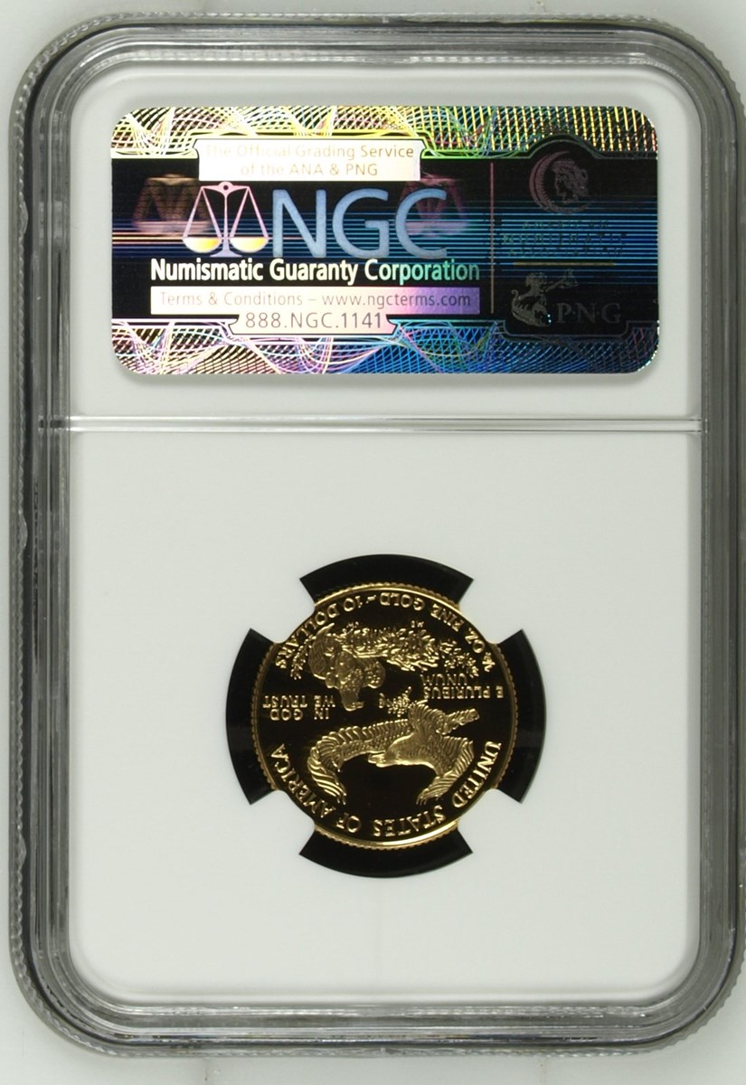 ⭐️黄金⭐️希少⭐️Janneau XO⭐️ジャノー⭐️イーグル⭐️鷹⭐️鷲⭐️未開栓⭐️ゴールド 1997 W EAGLE G$10 PF | Coin Explorer | NGC