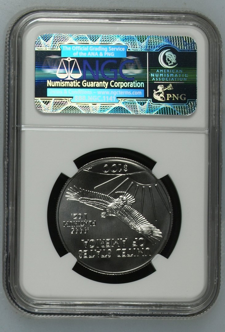 2014 EAGLE P$100 MS | Coin Explorer | NGC