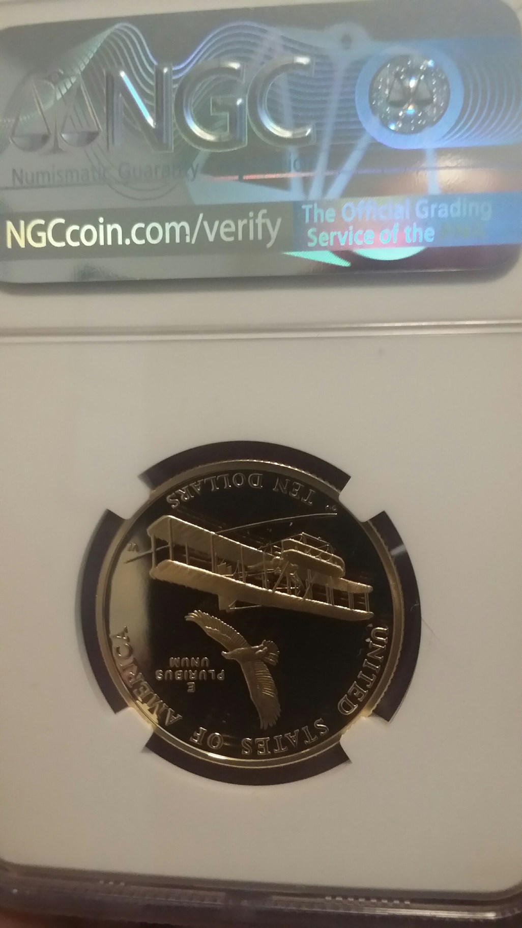 2003 W FIRST FLIGHT CENTENNIAL $10 PF | Coin Explorer | NGC
