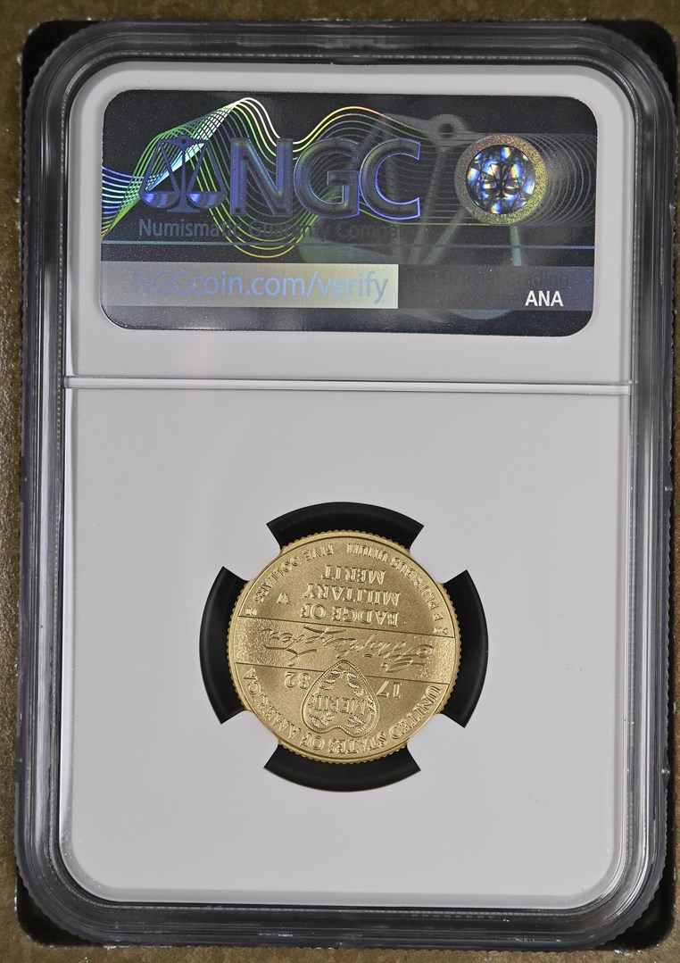 2022 W Purple Heart $5 MS | Coin Explorer | NGC