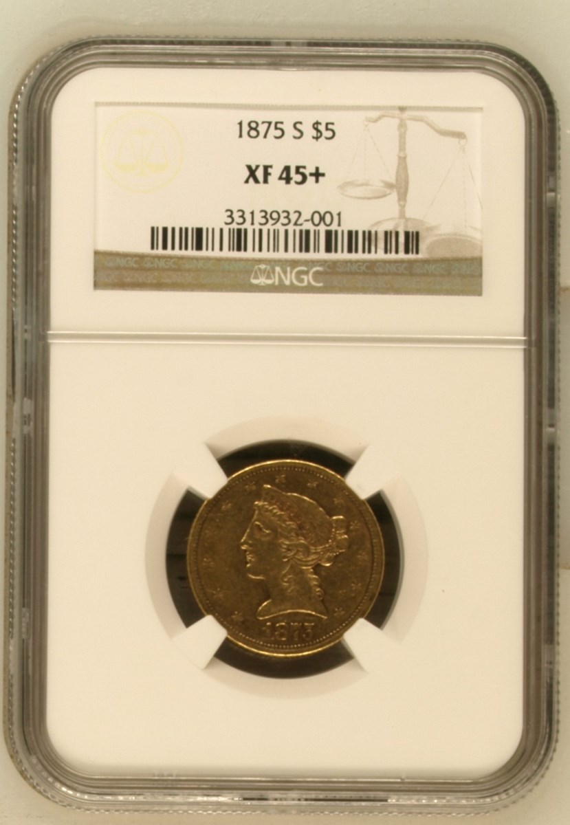 1875 S $5 MS | Coin Explorer | NGC