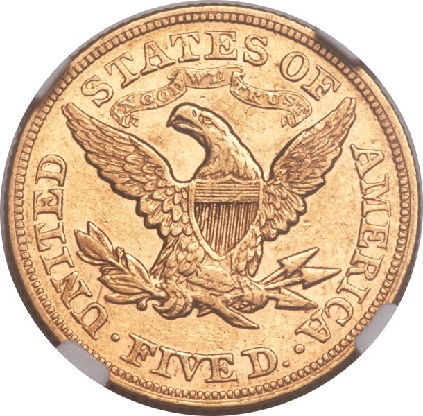 1876 $5 MS | Coin Explorer | NGC