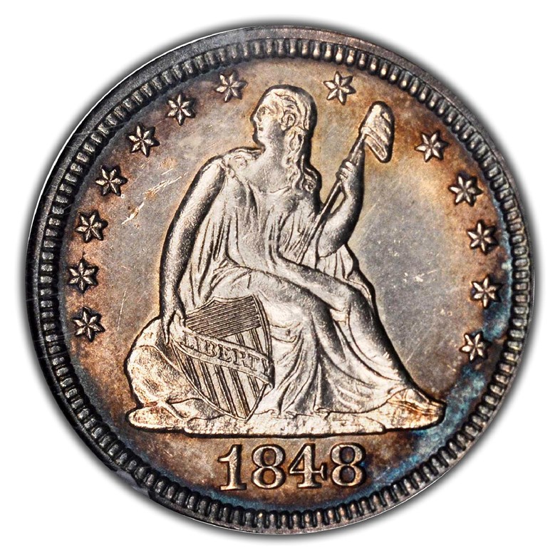 1848 25C MS | Coin Explorer | NGC