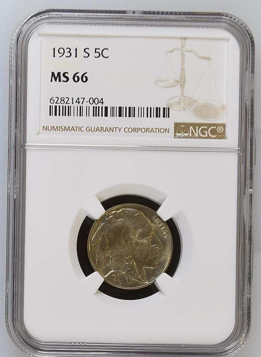 1931 S 5C MS | Coin Explorer | NGC