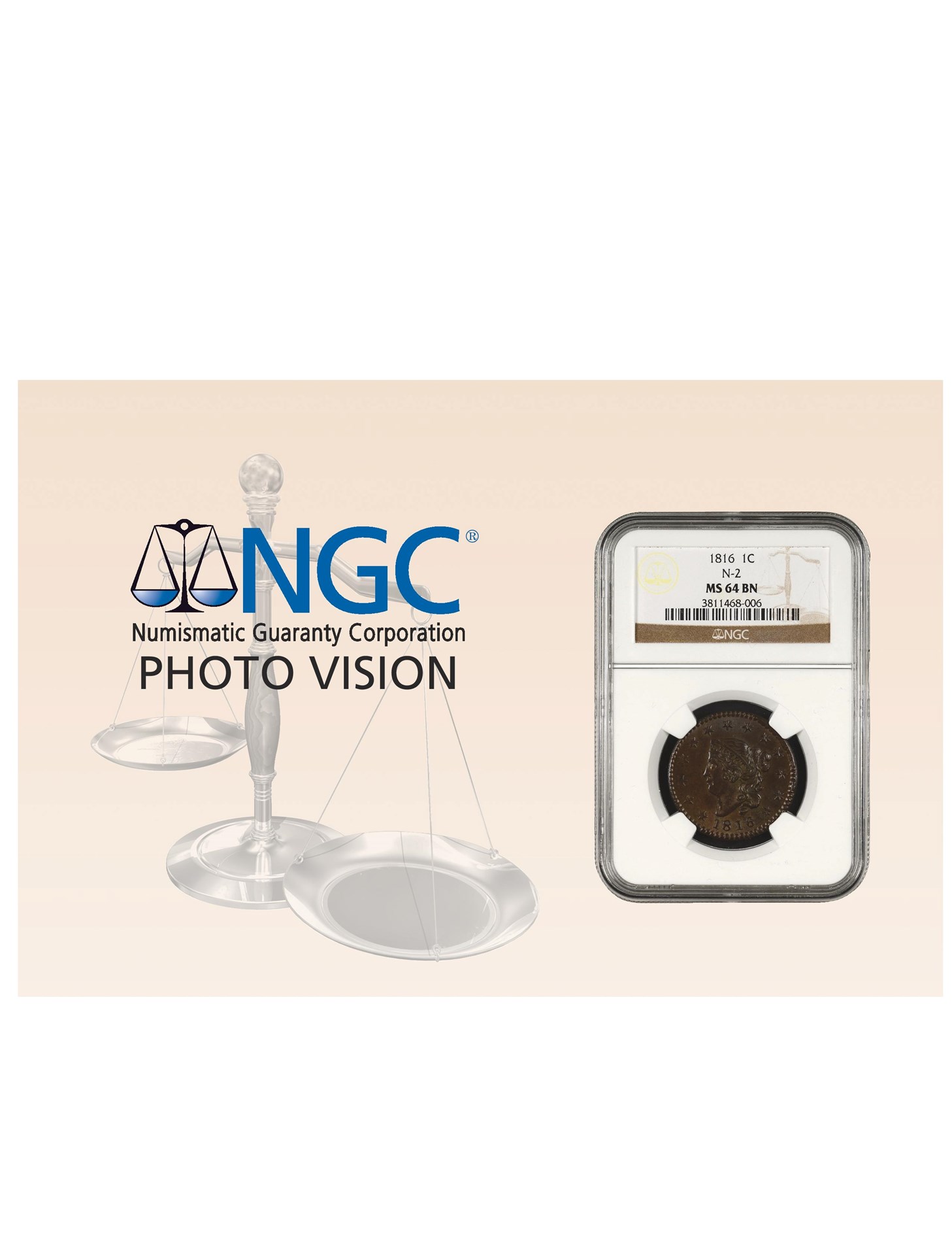 1816 1C MS | Coin Explorer | NGC
