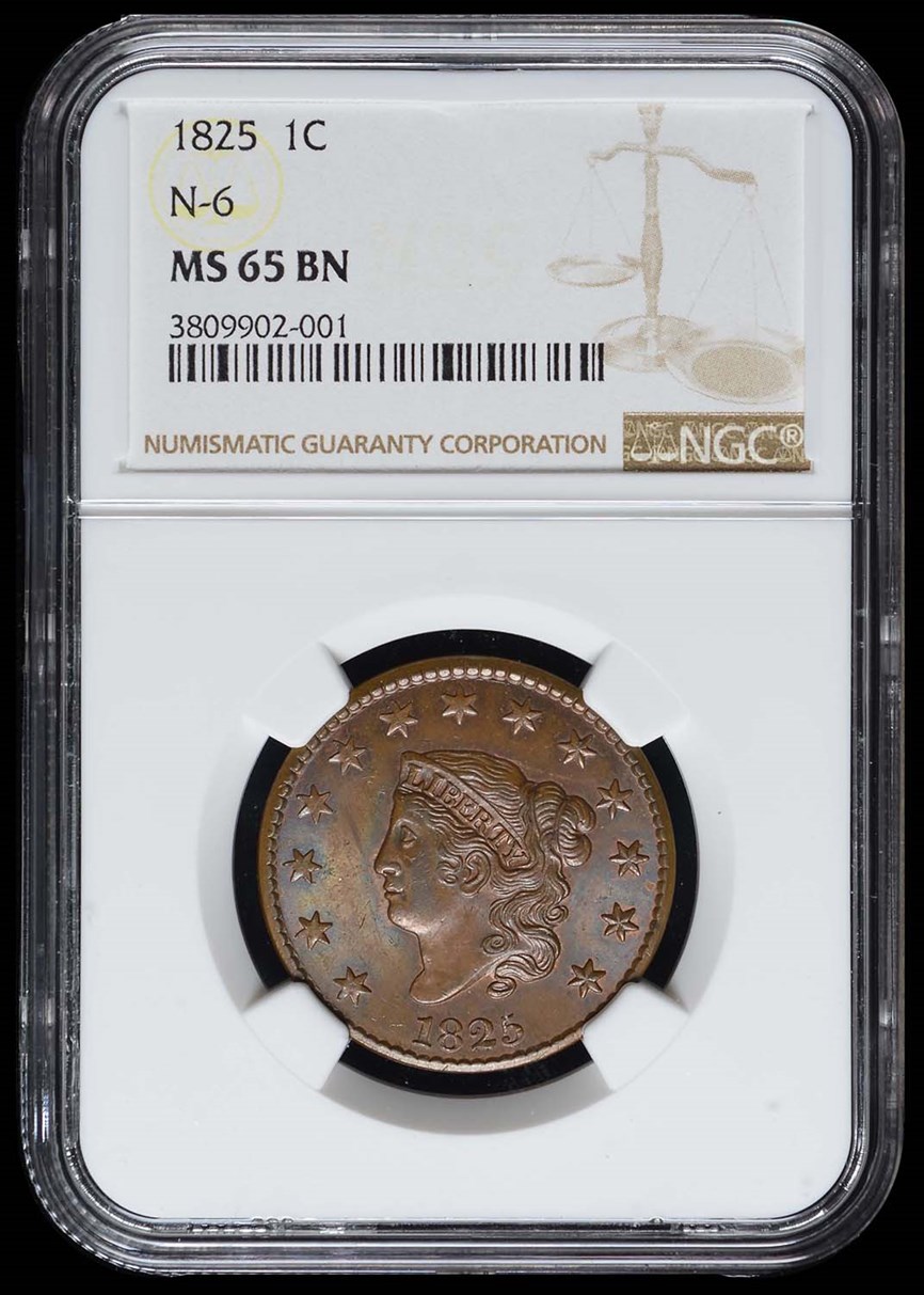 1825 1C MS | Coin Explorer | NGC