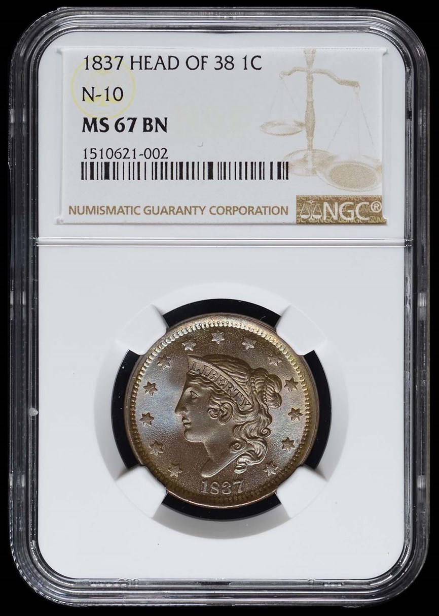 1837 1C MS | Coin Explorer | NGC