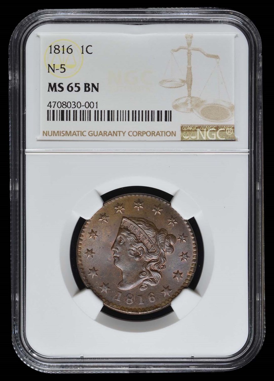 1816 1C MS | Coin Explorer | NGC