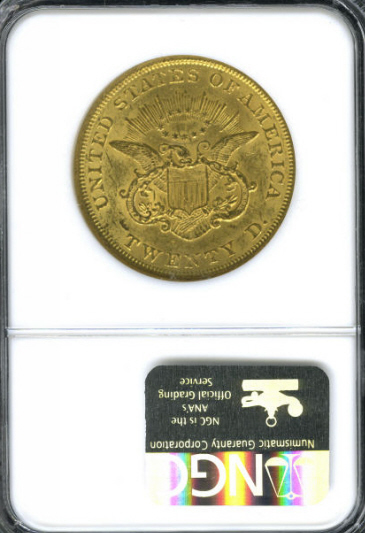 1855 $20 MS | Coin Explorer | NGC