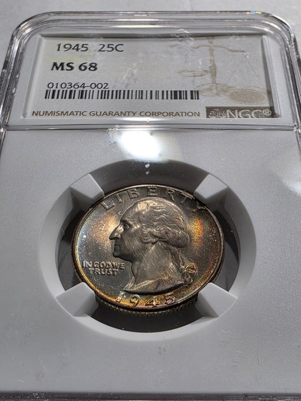1945 25C MS | Coin Explorer | NGC