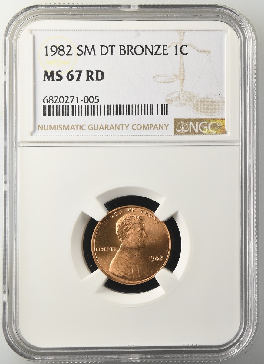 1982 SM DT BRONZE 1C MS | Coin Explorer | NGC