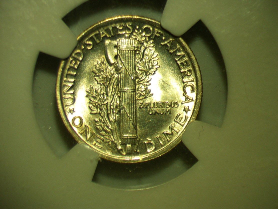 1918 D 10C MS | Coin Explorer | NGC