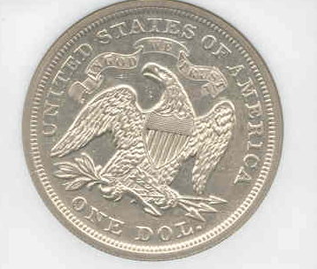 1869 $1 MS | Coin Explorer | NGC