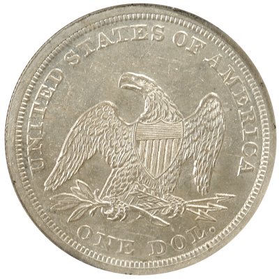 1847 $1 MS | Coin Explorer | NGC
