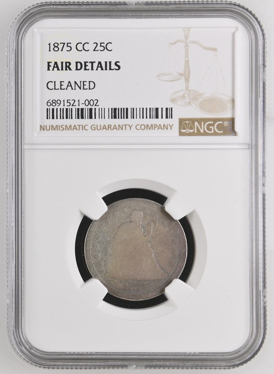 1875 CC 25C MS | Coin Explorer | NGC