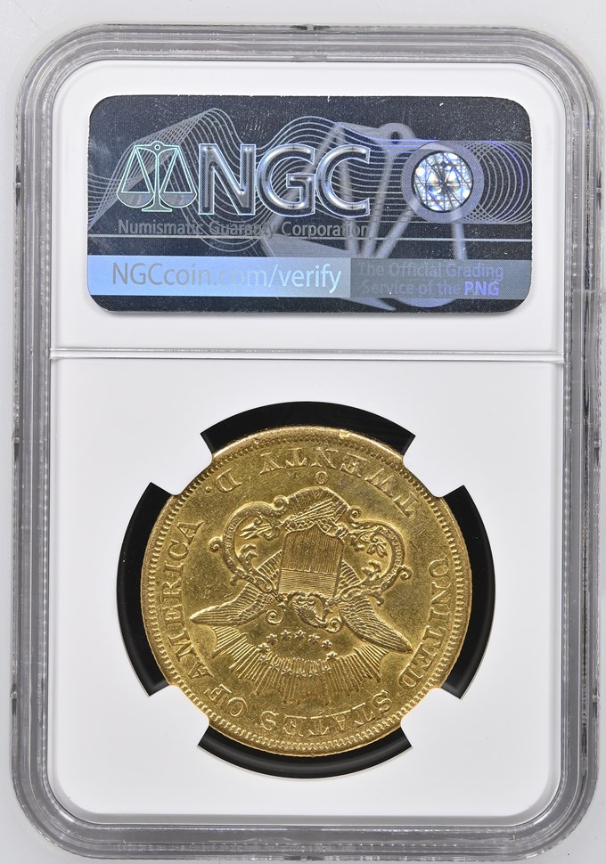 1860 O $20 MS | Coin Explorer | NGC