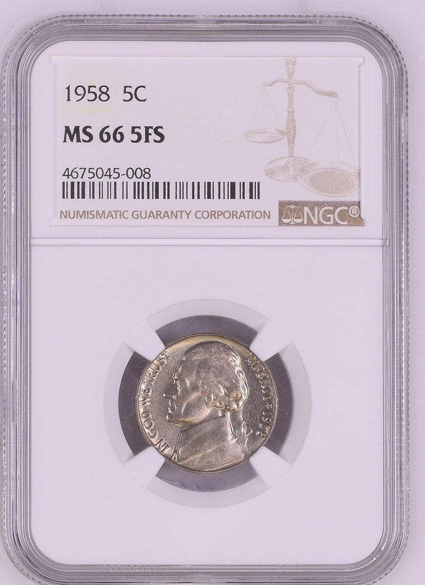1958 5C MS | Coin Explorer | NGC