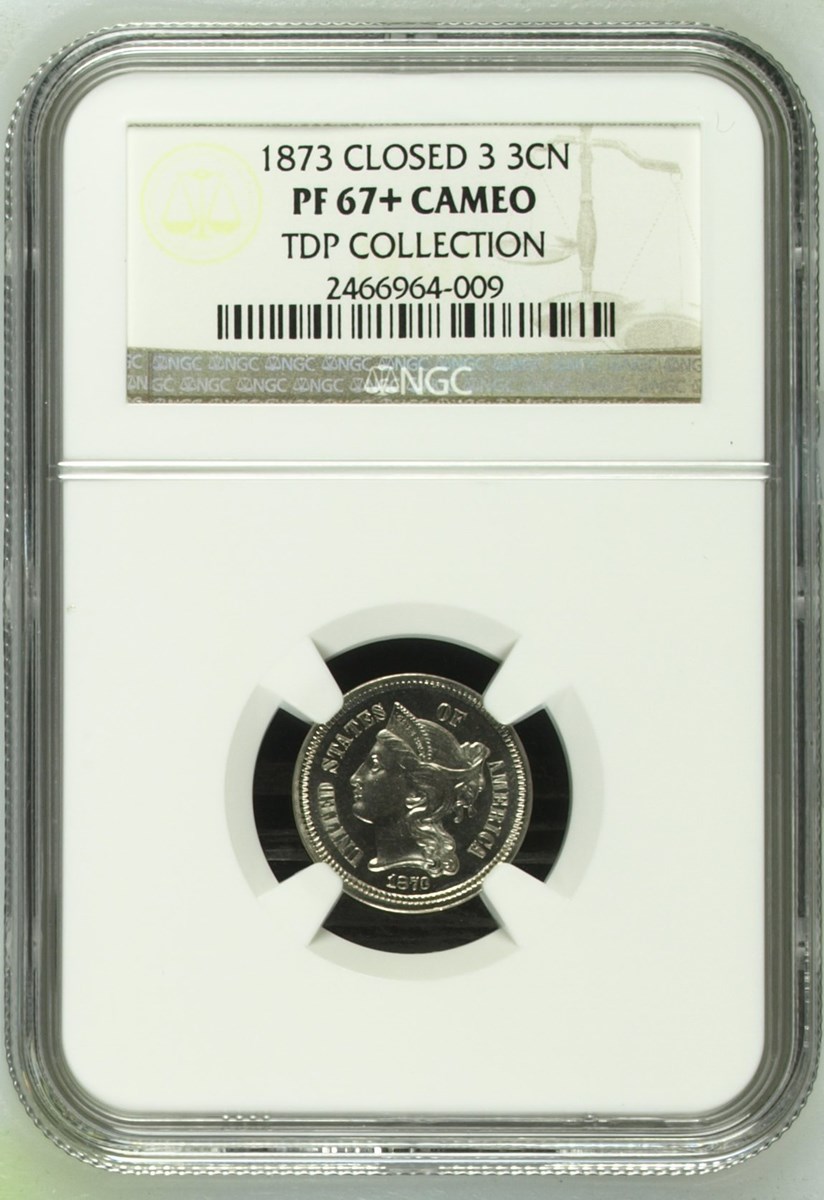 1873 CLOSED 3 3CN PF | Coin Explorer | NGC