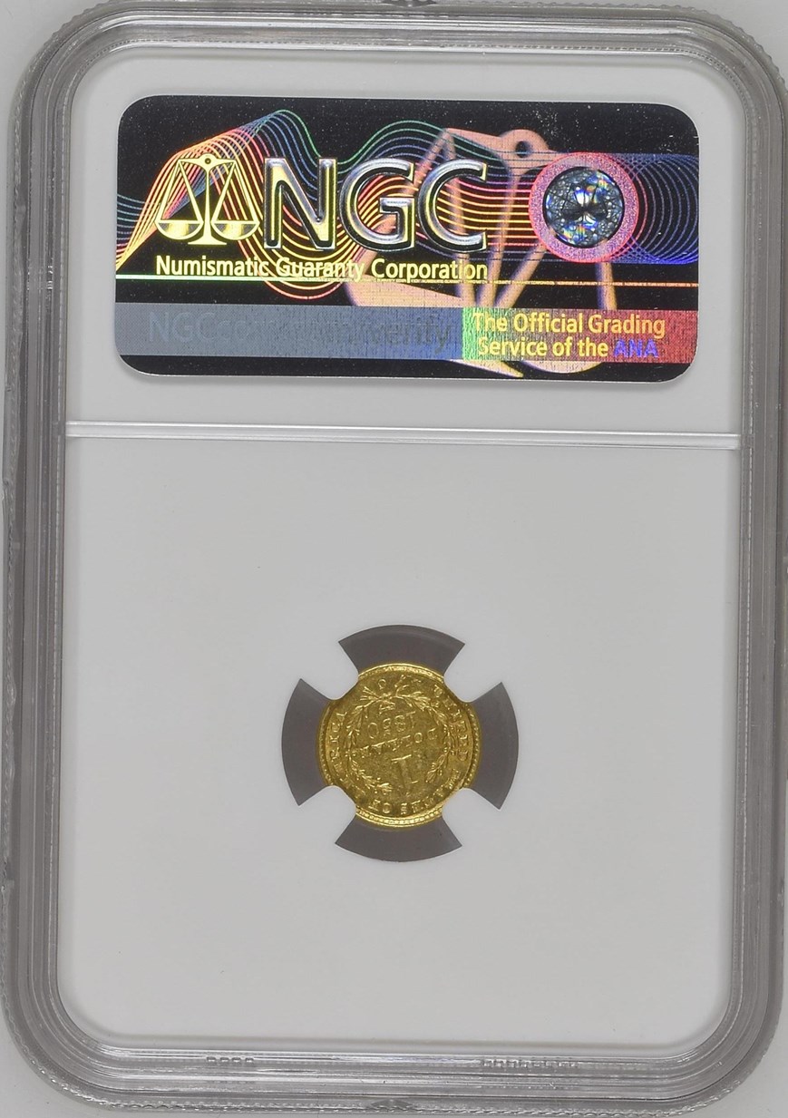 お取り置きになりましたm(_ _)m「金の星✩.*˚ゴールデンシャドウ♡」 1850 C G$1 MS | Coin Explorer | NGC