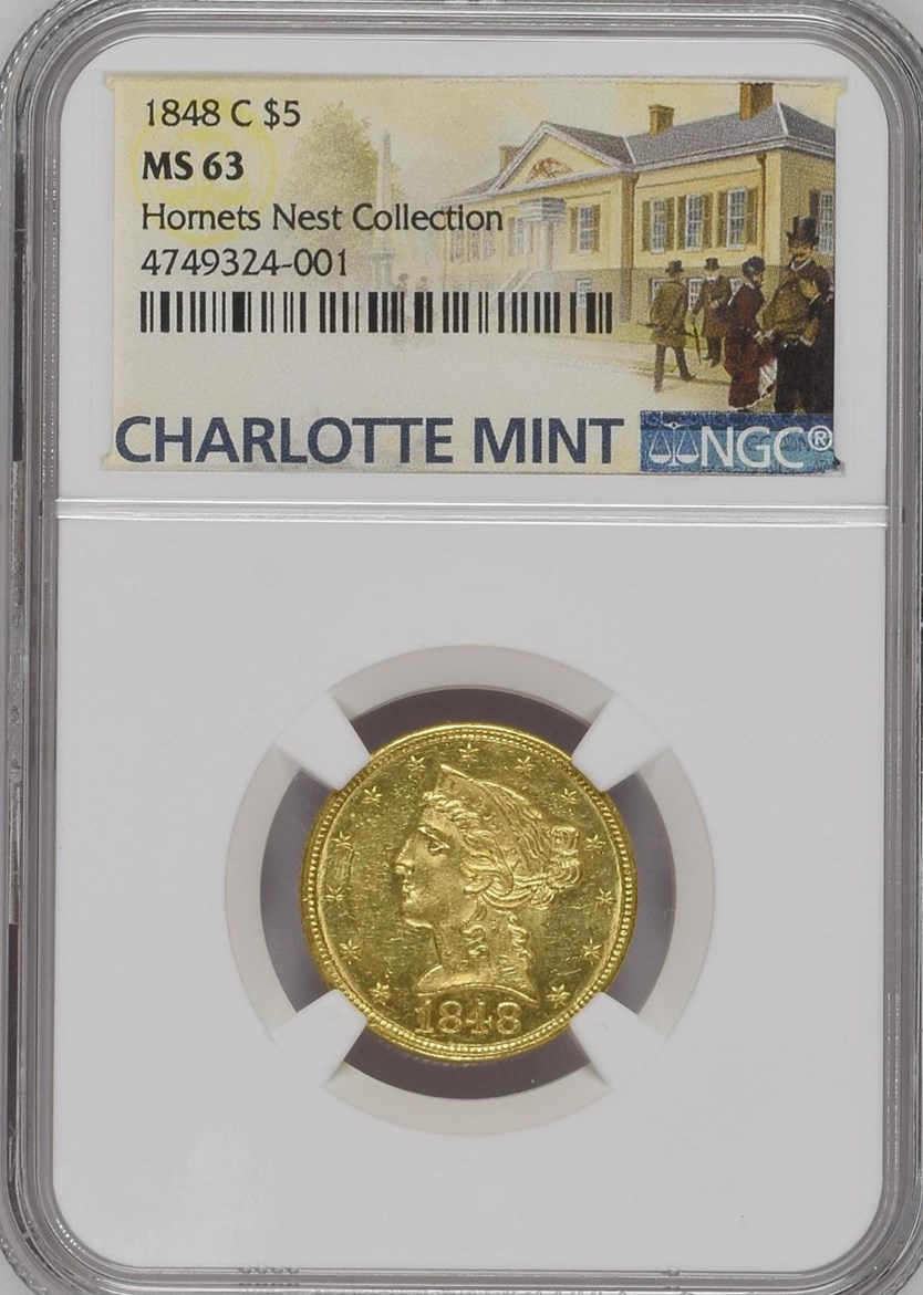 1848 C $5 MS | Coin Explorer | NGC