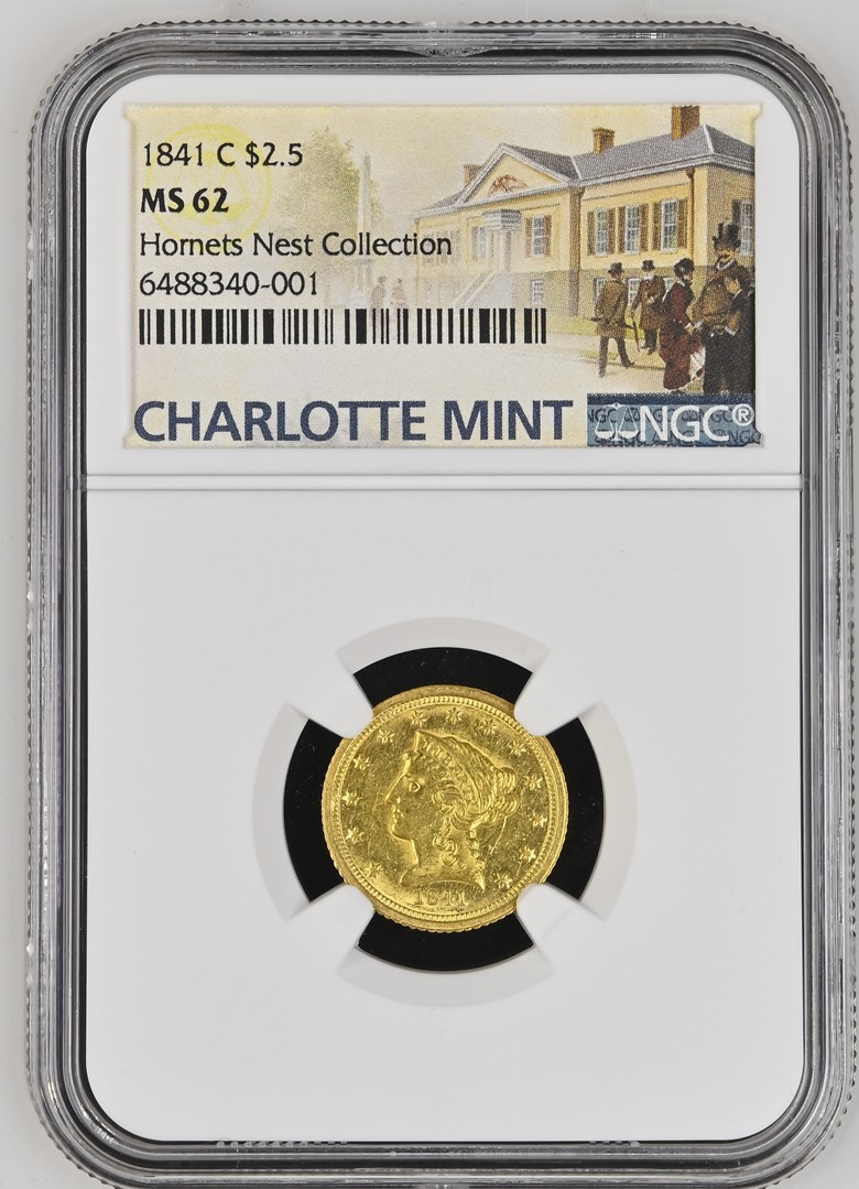 $2.50 1841-C Coin Details - Hornets Nest Collection - Charlotte