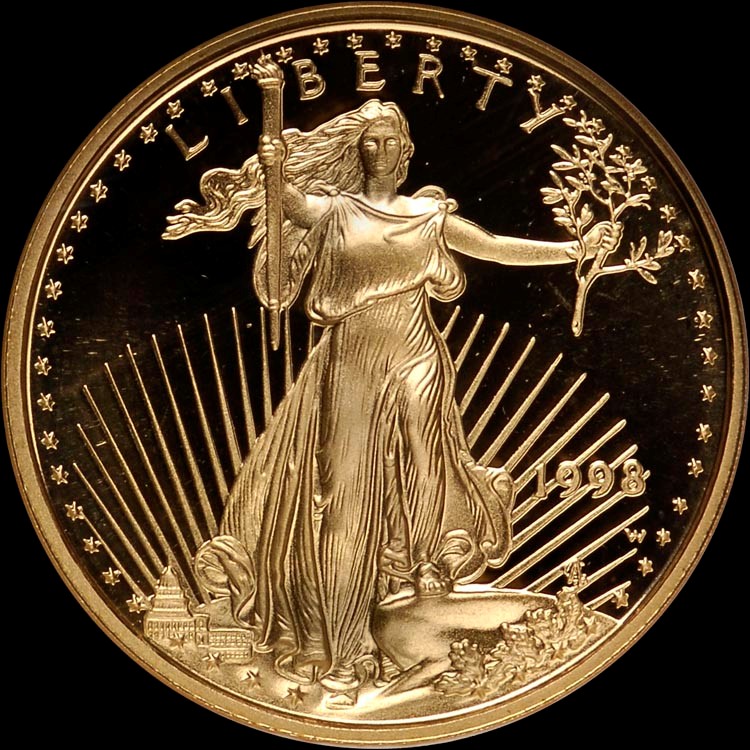 1998 W EAGLE G$5 PF | Coin Explorer | NGC