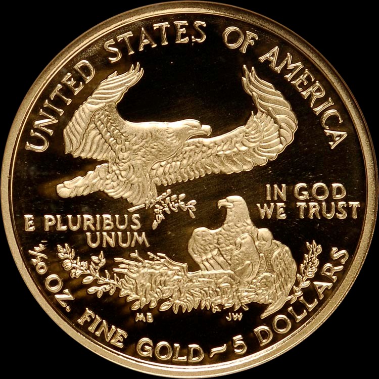 2001 W EAGLE G$5 PF | Coin Explorer | NGC