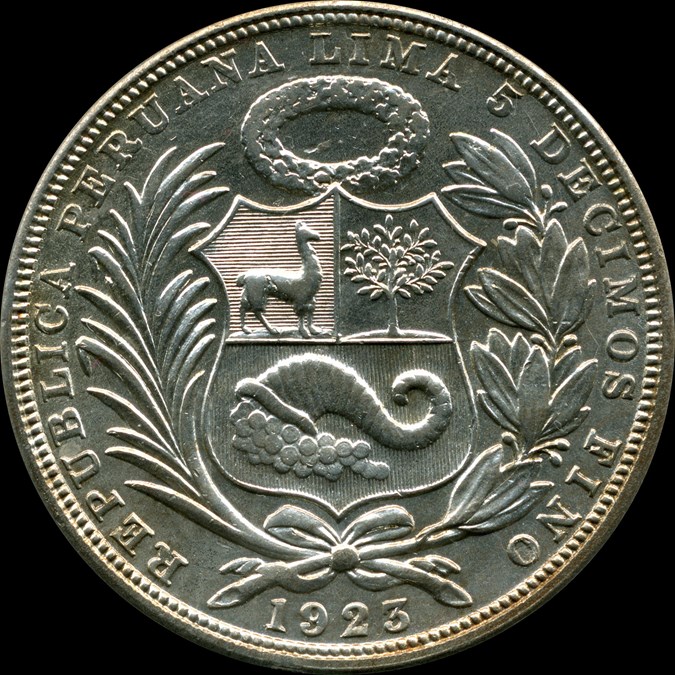 1923(P)-SOL Coin Details - Peru - Minted in the United States