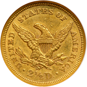 1856 S $2.5 MS | Coin Explorer | NGC